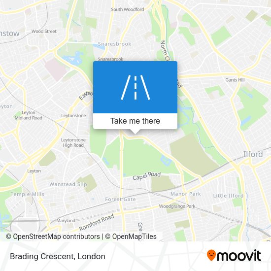 Brading Crescent map
