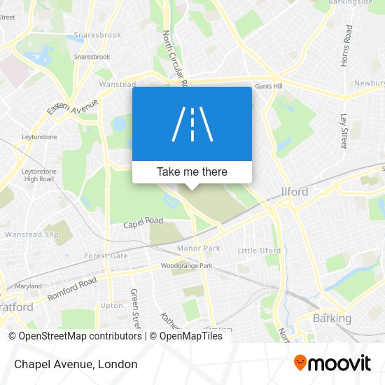 Chapel Avenue map