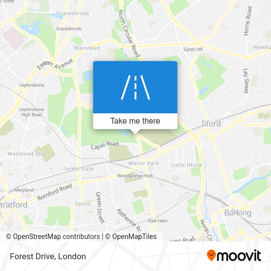 Forest Drive map