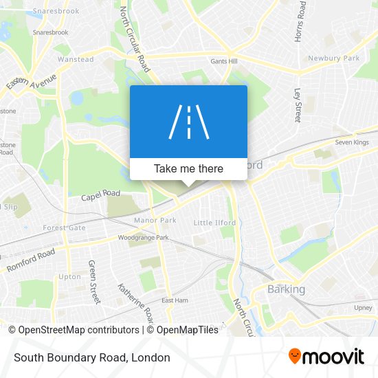 South Boundary Road map
