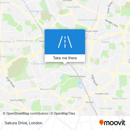 Sakura Drive map