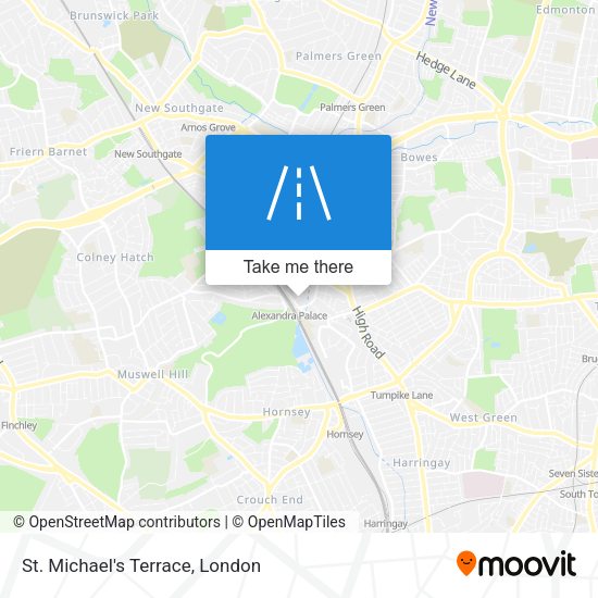 St. Michael's Terrace map