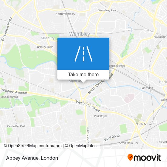Abbey Avenue map