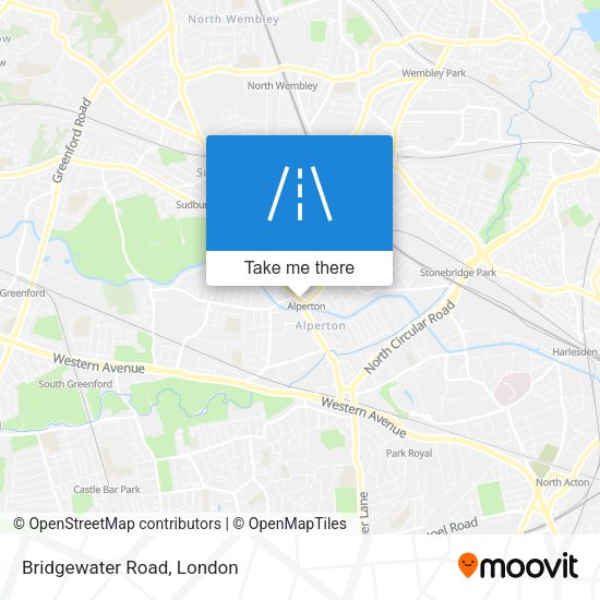 Bridgewater Road map
