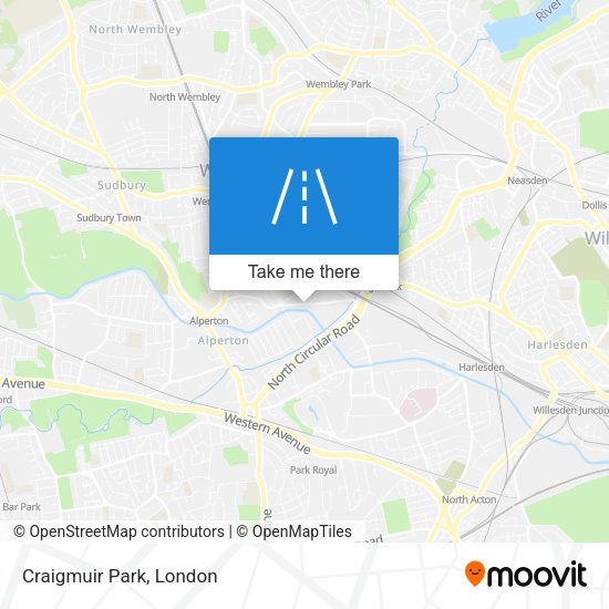 Craigmuir Park map