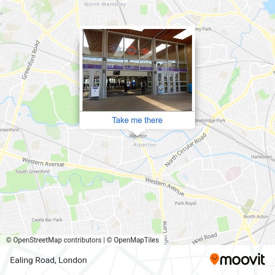 Ealing Road map