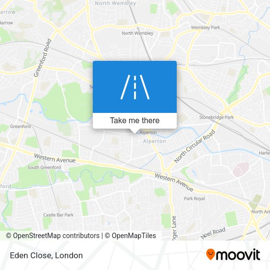 Eden Close map