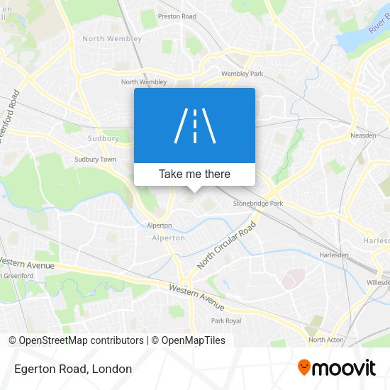 Egerton Road map
