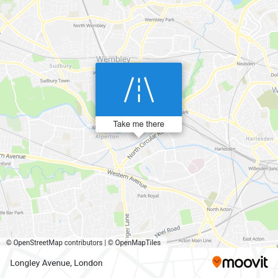 Longley Avenue map