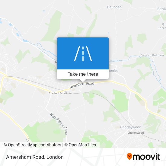 Amersham Road map