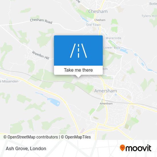 Ash Grove map