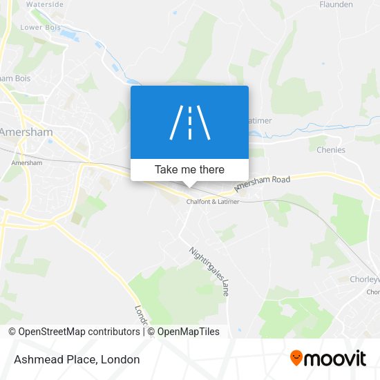 Ashmead Place map
