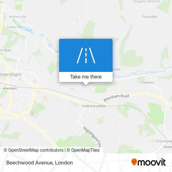 Beechwood Avenue map