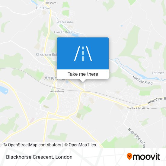 Blackhorse Crescent map