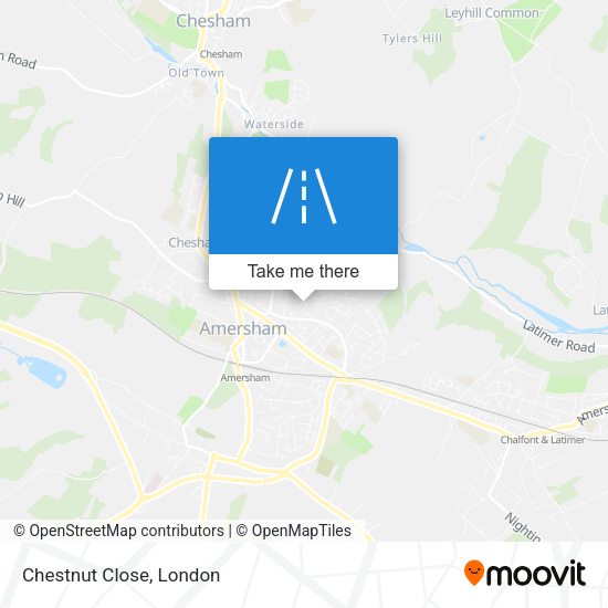 Chestnut Close map