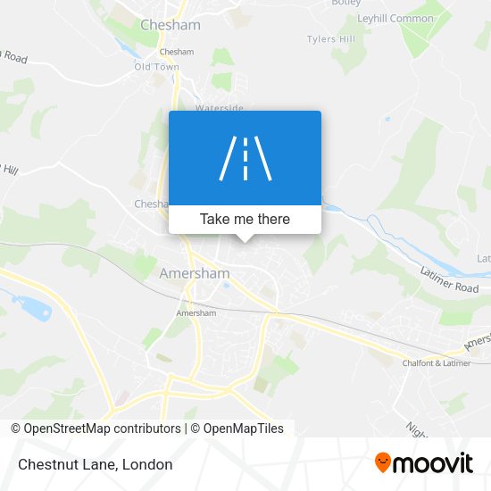 Chestnut Lane map