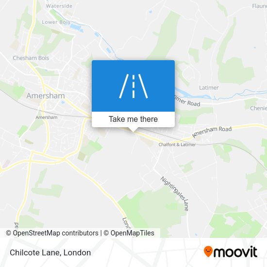 Chilcote Lane map
