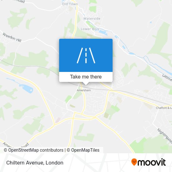 Chiltern Avenue map