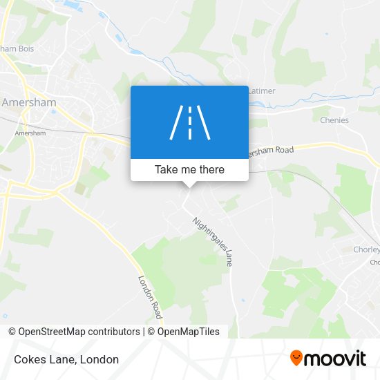 Cokes Lane map