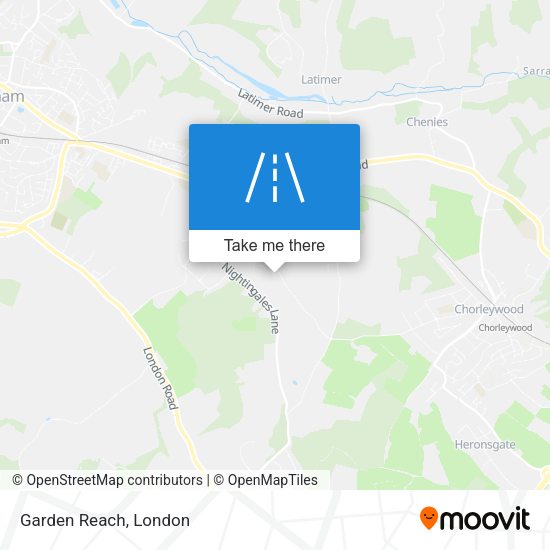Garden Reach map