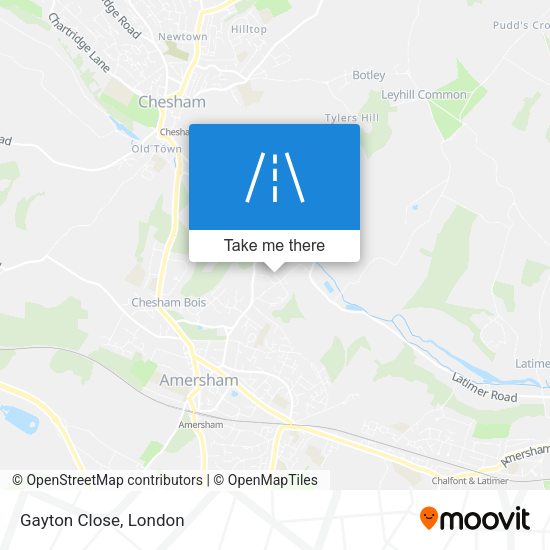 Gayton Close map