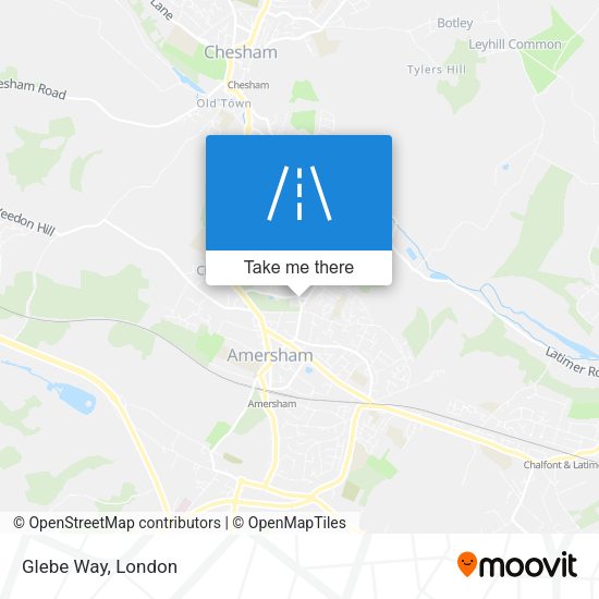 Glebe Way map