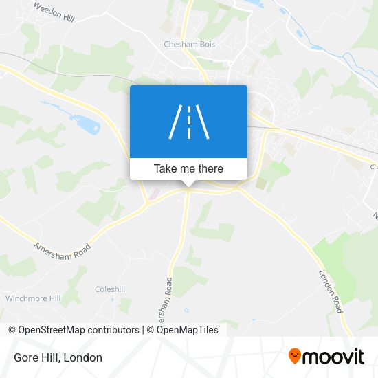Gore Hill map