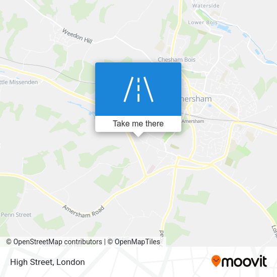 High Street map
