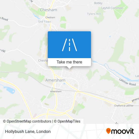 Hollybush Lane map