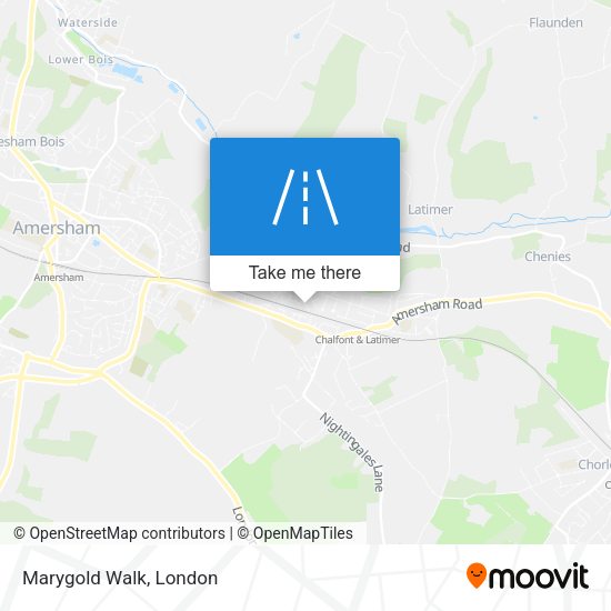 Marygold Walk map