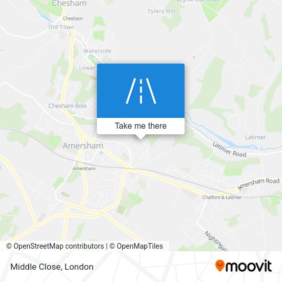 Middle Close map