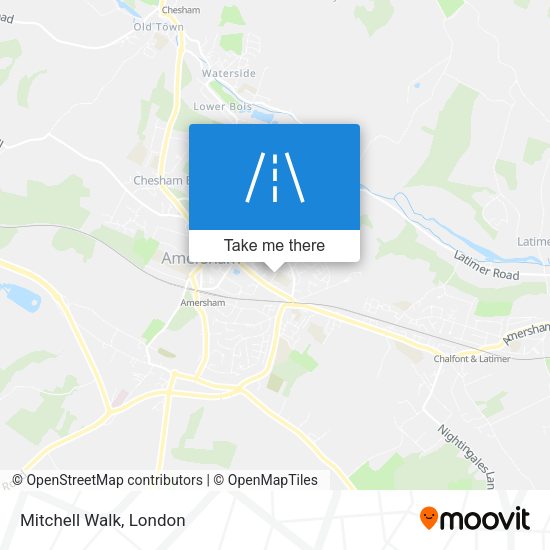 Mitchell Walk map