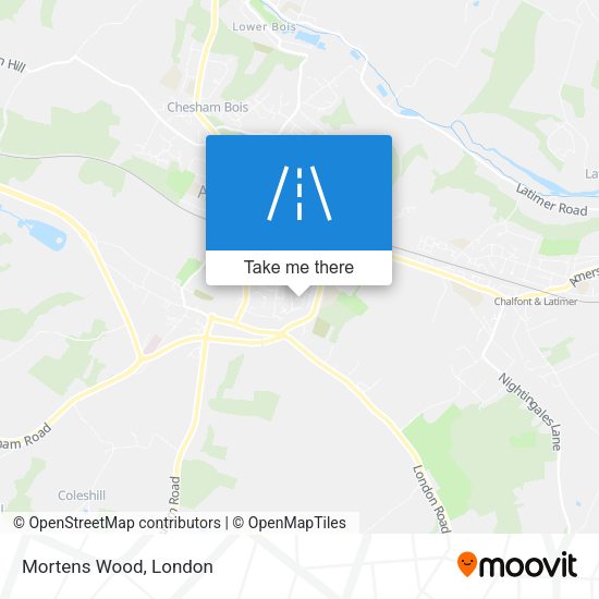 Mortens Wood map