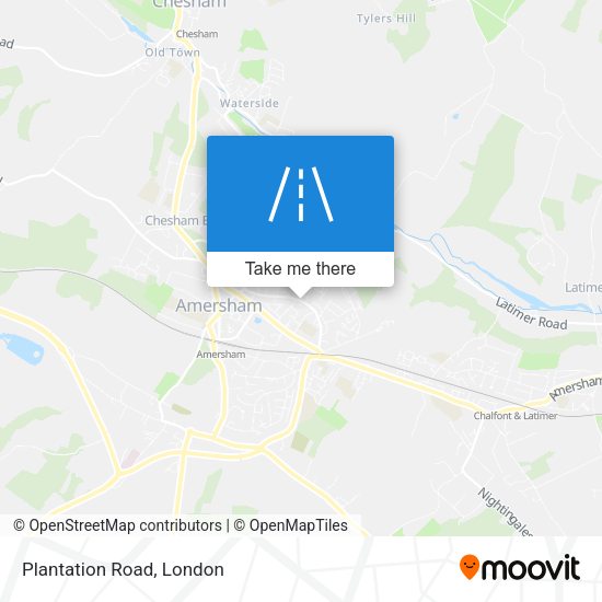 Plantation Road map