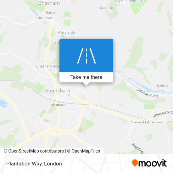 Plantation Way map