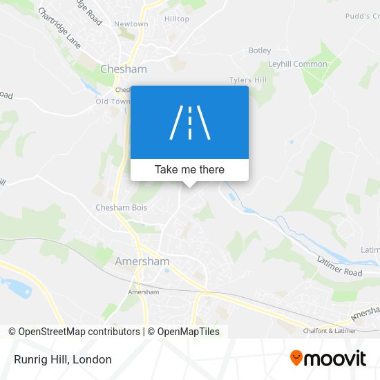 Runrig Hill map