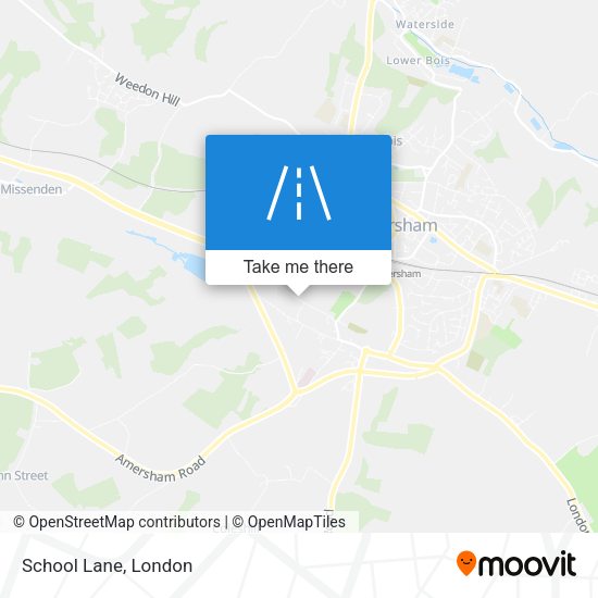 School Lane map