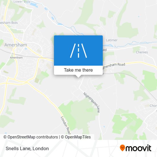 Snells Lane map