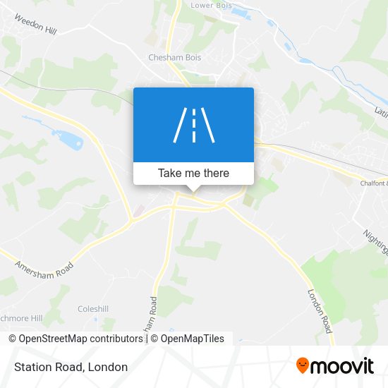 Station Road map