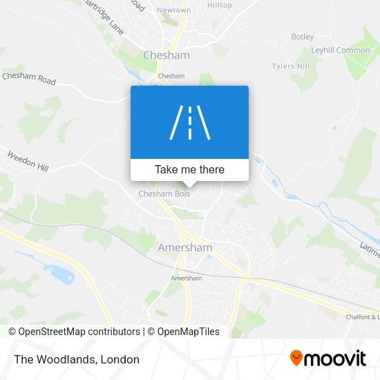 The Woodlands map