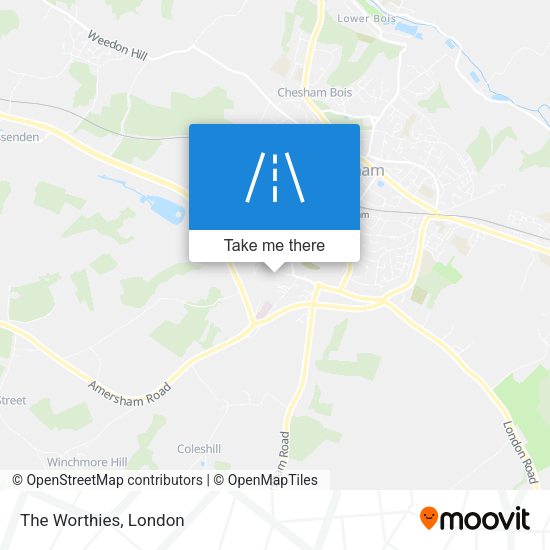 The Worthies map