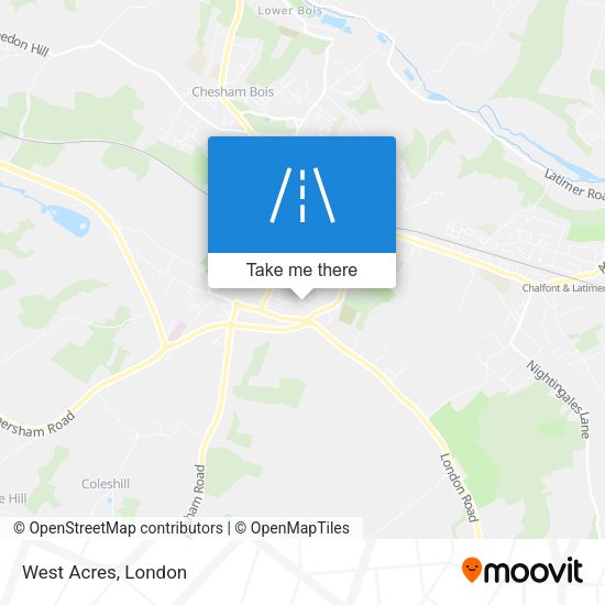 West Acres map