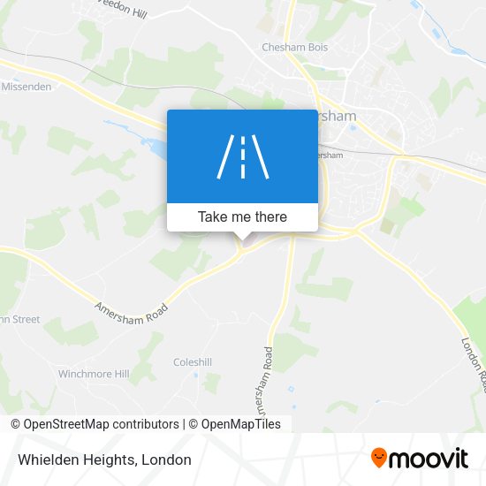 Whielden Heights map