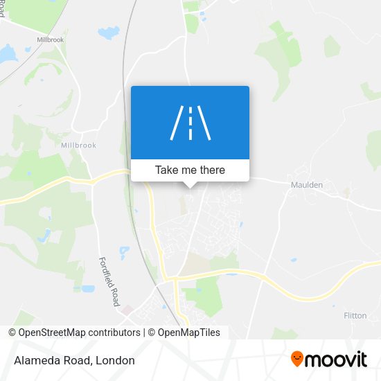 Alameda Road map