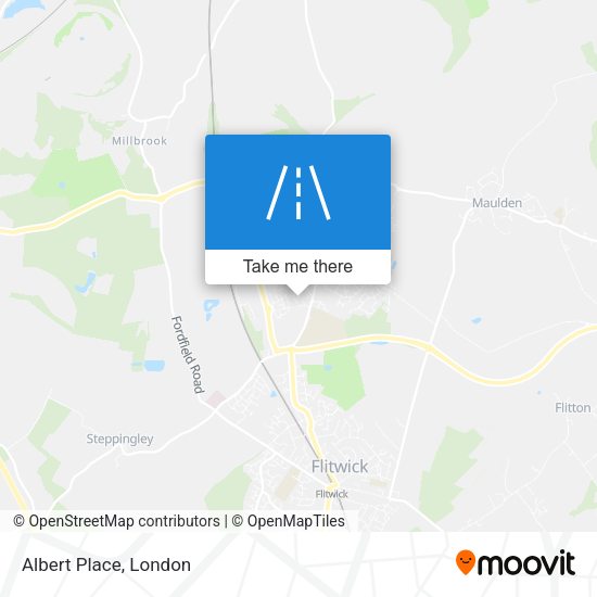 Albert Place map