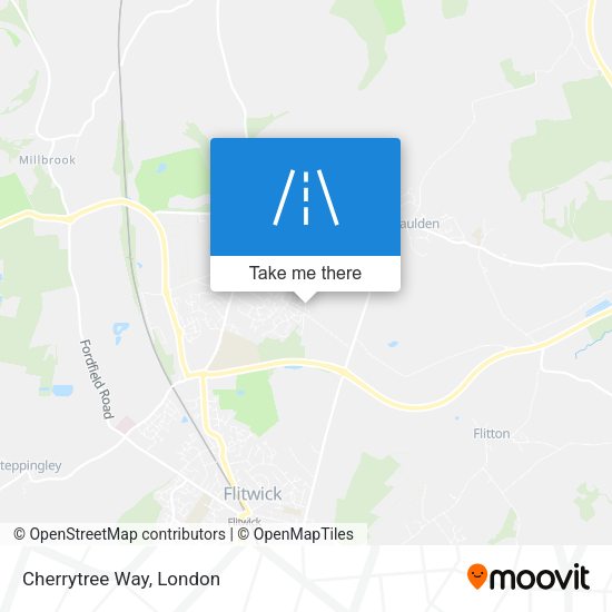 Cherrytree Way map