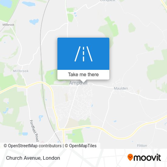 Church Avenue map