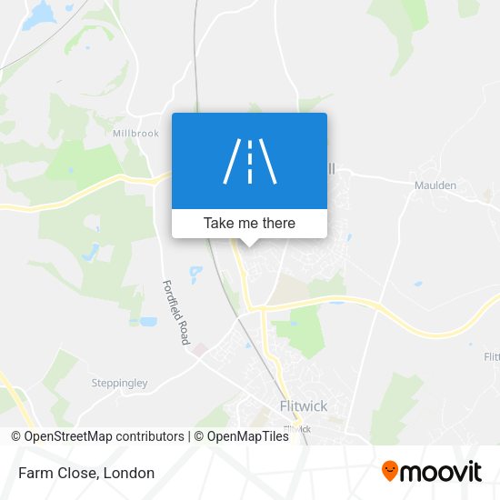 Farm Close map