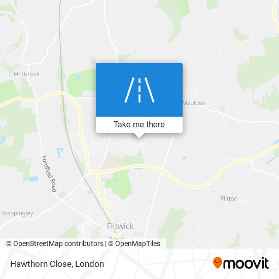 Hawthorn Close map