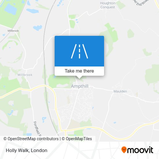 Holly Walk map